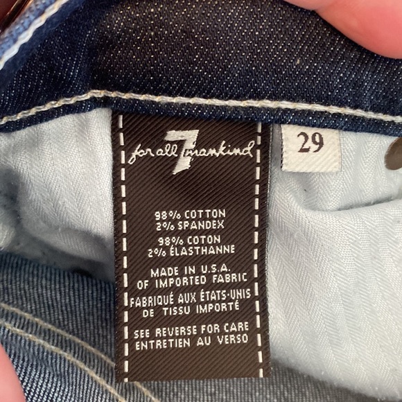 7 for all mankind dojo flare jeans, size 29 - Picture 4 of 4